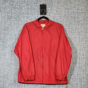 L.L. Bean Women's Red Windbreaker